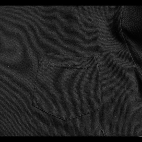 Sweater Pullover Short Sleeve  Black Knit Made in Italy Large - Picture 6 of 6